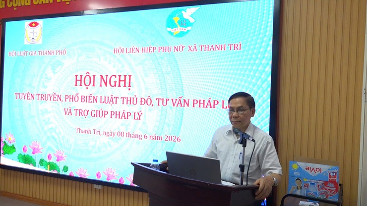 Tuyên truyền, phổ biến pháp luật và trợ giúp pháp lý cho hội viên phụ nữ xã Thanh Trì- Ảnh 1.