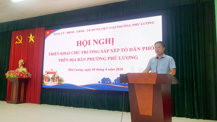 Phường Phú Lương triển khai phương án sắp xếp tổ dân phố, hướng tới nâng cao hiệu quả quản lý ở cơ sở- Ảnh 2.