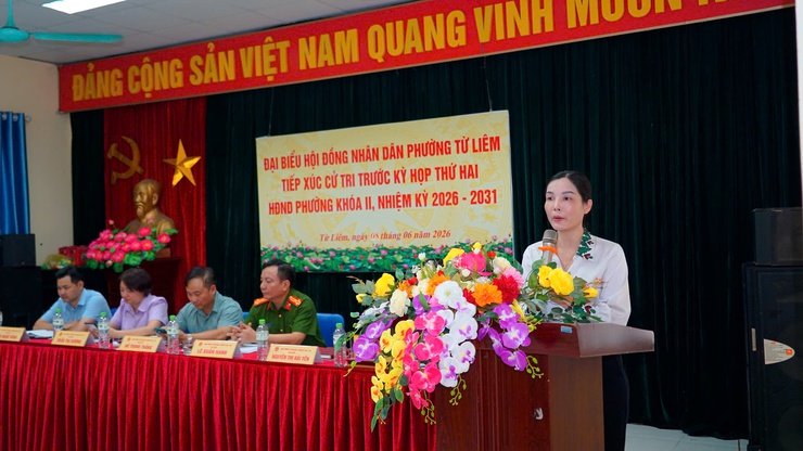 Tổ đại biểu số 6 HĐND phường Từ Liêm tiếp xúc cử tri trước kỳ họp thứ Hai HĐND phường nhiệm kỳ 2026 – 2031- Ảnh 2.