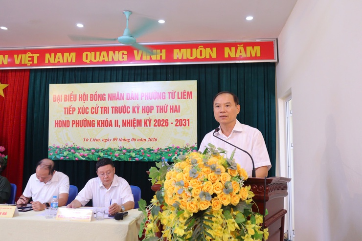 Tổ đại biểu số 1 HĐND phường Từ Liêm tiếp xúc cử tri trước kỳ họp thứ hai HĐND phường khóa II, nhiệm kỳ 2026 – 2031- Ảnh 5.
