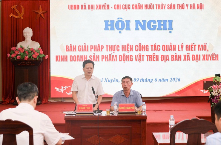 Đại Xuyên siết chặt quản lý cơ sở giết mổ, kinh doanh sản phẩm động vật - Ảnh 4.