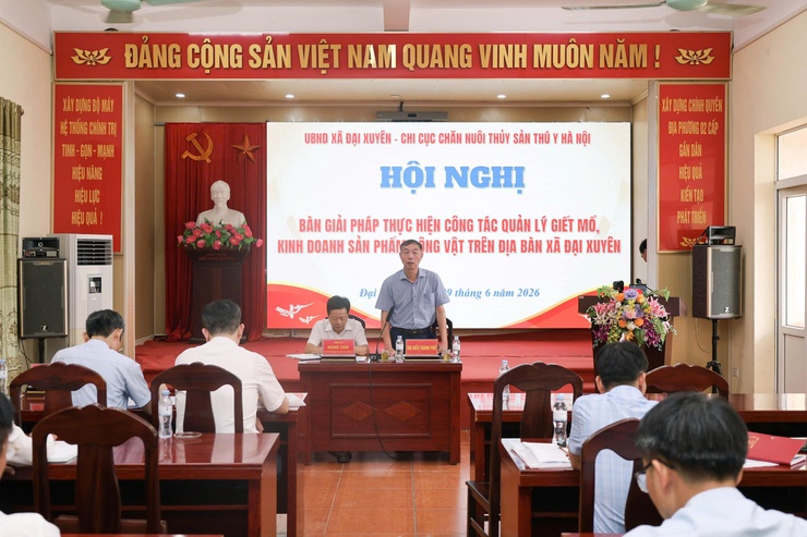 Đại Xuyên siết chặt quản lý cơ sở giết mổ, kinh doanh sản phẩm động vật - Ảnh 1.