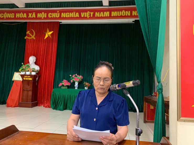 Hội LHPN xã tuyên truyền GPMB cho cán bộ, hội viên thôn Văn Quán- Ảnh 3.