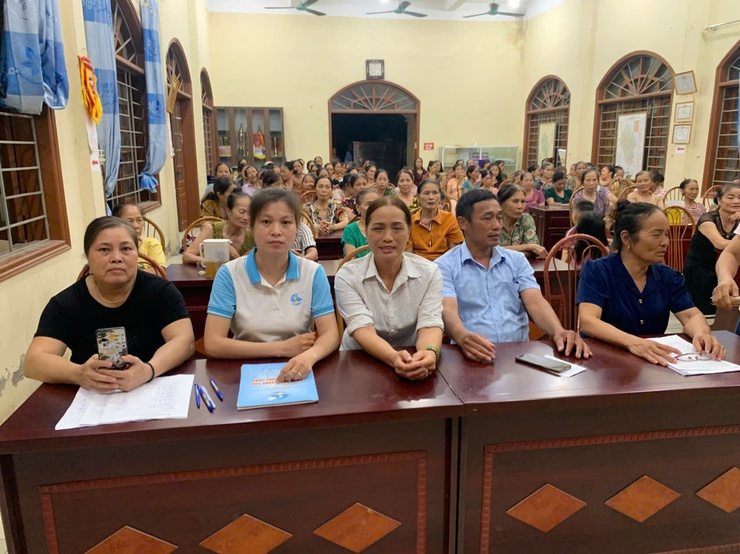 Hội LHPN xã tuyên truyền GPMB cho cán bộ, hội viên thôn Văn Quán- Ảnh 7.
