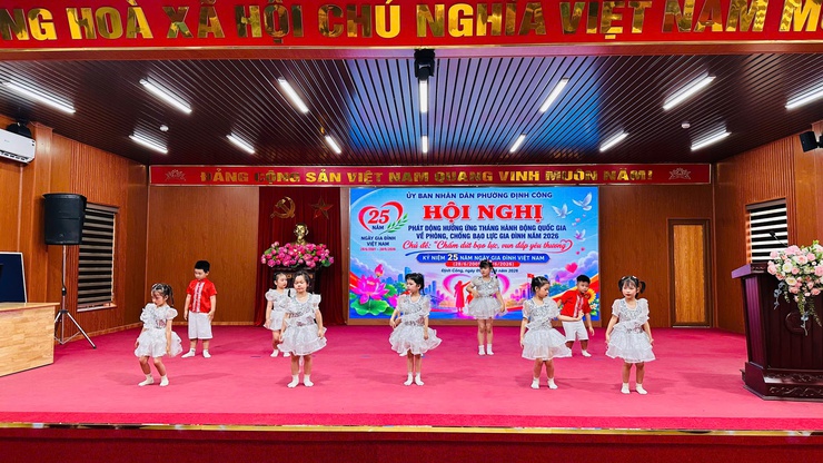 PHƯỜNG ĐỊNH CÔNG PHÁT ĐỘNG THÁNG HÀNH ĐỘNG QUỐC GIA VỀ PHÒNG, CHỐNG BẠO LỰC GIA ĐÌNH NĂM 2026- Ảnh 1.