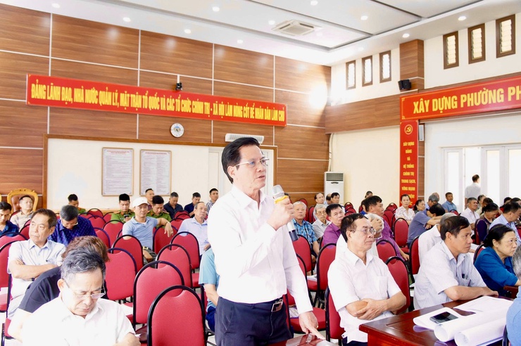 Phường Phú Thượng triển khai kế hoạch lấy ý kiến nhân dân về phương án sắp xếp, đổi tên tổ dân phố- Ảnh 4.