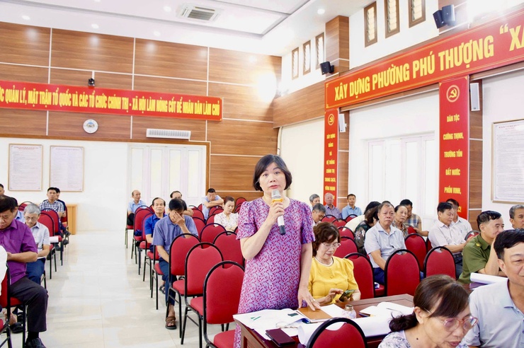 Phường Phú Thượng triển khai kế hoạch lấy ý kiến nhân dân về phương án sắp xếp, đổi tên tổ dân phố- Ảnh 5.