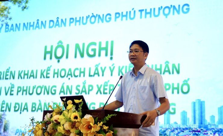 Phường Phú Thượng triển khai kế hoạch lấy ý kiến nhân dân về phương án sắp xếp, đổi tên tổ dân phố- Ảnh 6.