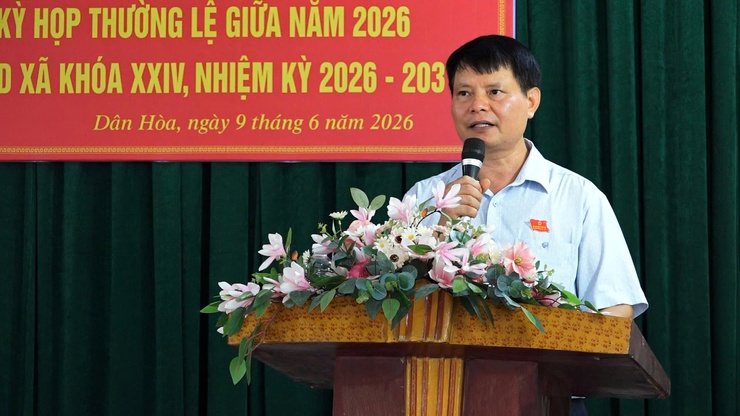 DÂN HÒA: TỔ ĐẠI BIỂU HĐND XÃ SỐ 3 TIẾP XÚC CỬ TRI TRƯỚC KỲ HỌP THỨ BA- Ảnh 1.