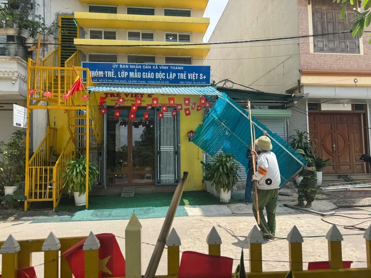 XÃ VĨNH THANH RA QUÂN CAO ĐIỂM LẬP LẠI TRẬT TỰ VĂN MINH ĐÔ THỊ, HÀNH LANG AN TOÀN GIAO THÔNG VÀ VỆ SINH MÔI TRƯỜNG- Ảnh 1.