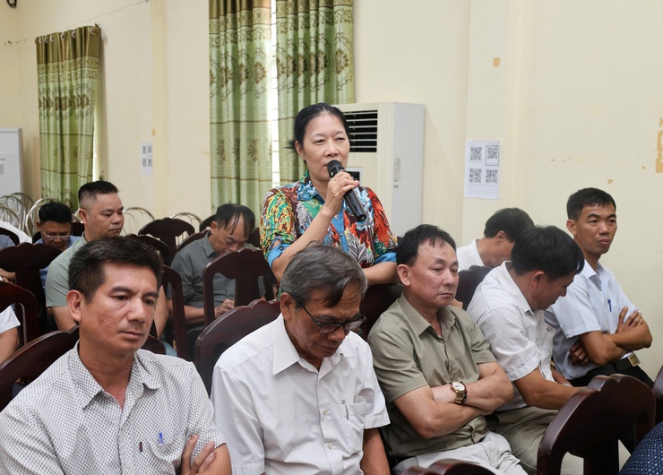 Hội nghị lấy ý kiến đóng góp vào đề án thành lập các tổ chức Đảng sau sáp nhập thôn, xóm, khu dân cư trên địa bàn xã- Ảnh 3.