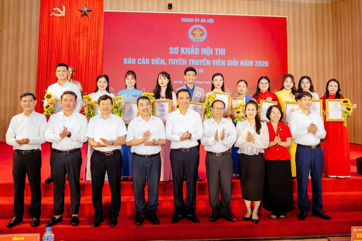 Phường Thanh Liệt tham gia vòng sơ khảo Hội thi Báo cáo viên, Tuyên truyền viên giỏi Thành phố Hà Nội năm 2026- Ảnh 4.
