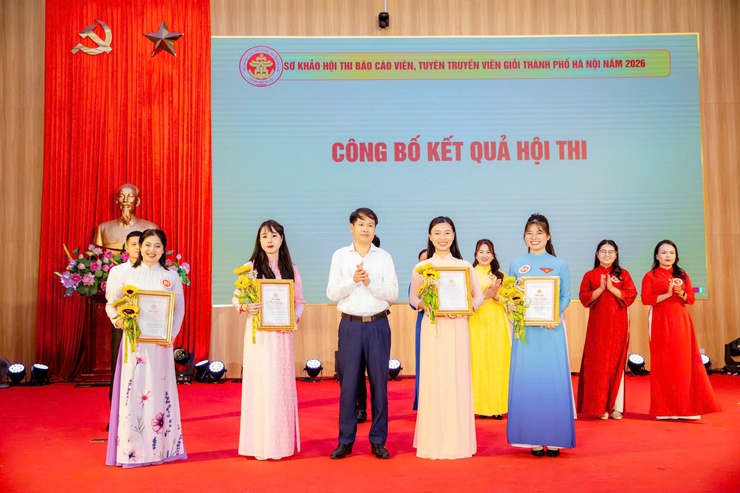 Phường Thanh Liệt tham gia vòng sơ khảo Hội thi Báo cáo viên, Tuyên truyền viên giỏi Thành phố Hà Nội năm 2026- Ảnh 3.