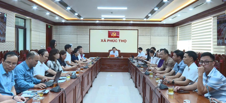 Phúc Thọ tiếp sóng Hội nghị Hà Nội đánh giá một năm vận hành bộ máy của hệ thống chính trị và chính quyền địa phương hai cấp- Ảnh 4.
