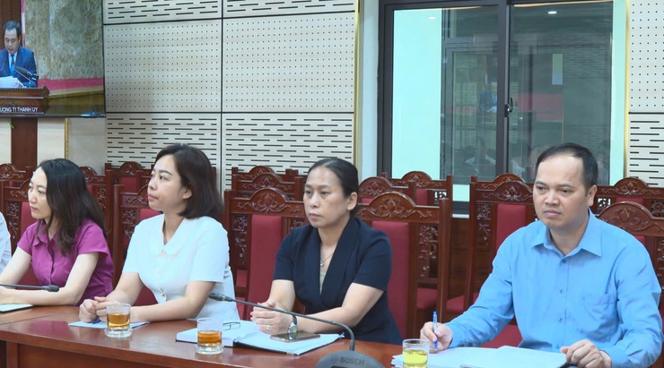 Phúc Thọ tiếp sóng Hội nghị Hà Nội đánh giá một năm vận hành bộ máy của hệ thống chính trị và chính quyền địa phương hai cấp- Ảnh 3.