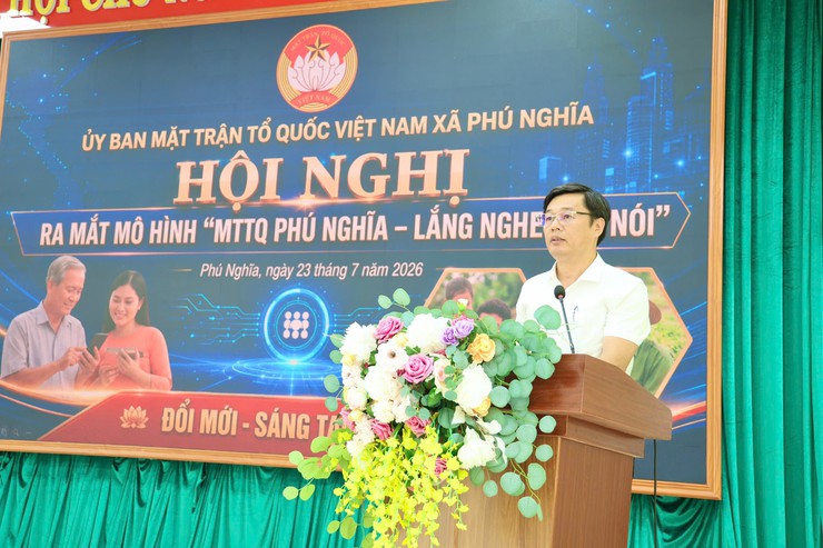 Ra mắt mô hình chuyển đổi số “MTTQ Phú Nghĩa - Lắng nghe dân nói”- Ảnh 12.