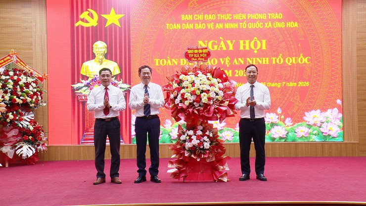 Ứng Hòa phát huy sức mạnh toàn dân bảo vệ an ninh Tổ quốc.- Ảnh 1.