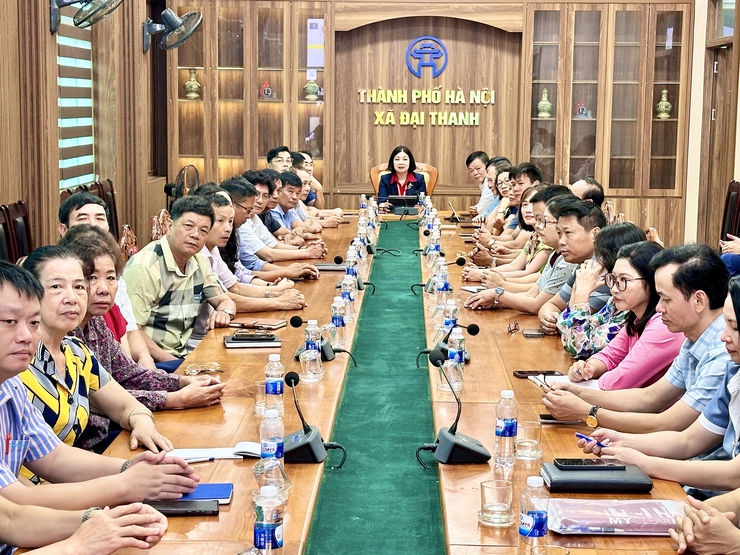 Xã Đại Thanh tham gia Hội nghị trực tuyến toàn quốc Sơ kết 1 năm vận hành mô hình tổ chức tổng thể của hệ thống chính trị và mô hình chính quyền 3 cấp- Ảnh 1.
