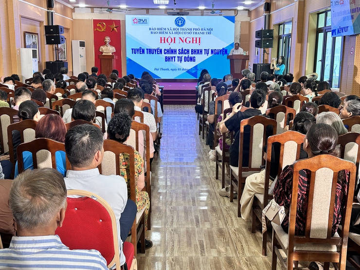Xã Đại Thanh tuyên truyền chính sách bảo hiểm xã hội tự nguyện, bảo hiểm y tế tự đóng- Ảnh 1.
