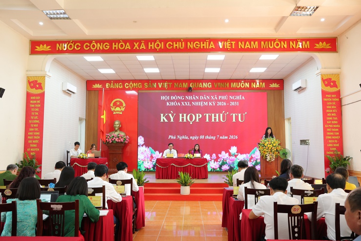 Hội đồng nhân dân xã Phú Nghĩa khóa XXI, nhiệm kỳ 2026-2031 tổ chức Kỳ họp thường lệ giữa năm 2026- Ảnh 2.