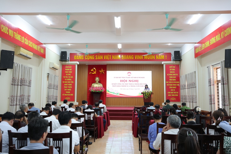 Mặt trận Tổ quốc Việt Nam xã Phú Nghĩa hoàn thành xuất sắc các nhiệm vụ trong 6 tháng đầu năm 2026- Ảnh 1.