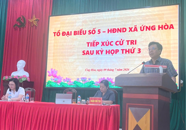 6 TỔ ĐẠI BIỂU HĐND XÃ ỨNG HÒA TIẾP XÚC CỬ TRI SAU KỲ HỌP THỨ BA, NHIỆM KỲ 2026 – 2031.- Ảnh 5.