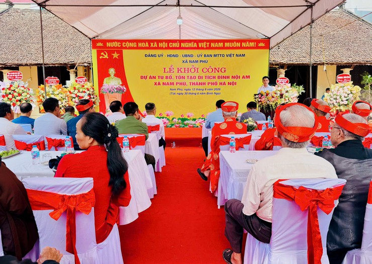 Nam Phù khởi công tu bổ, tôn tạo Đình Nội Am - gìn giữ di sản, bồi đắp giá trị văn hoá cho mai sau - Ảnh 10.