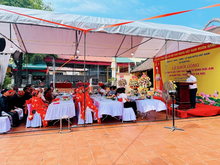 Nam Phù khởi công tu bổ, tôn tạo Đình Nội Am - gìn giữ di sản, bồi đắp giá trị văn hoá cho mai sau - Ảnh 9.