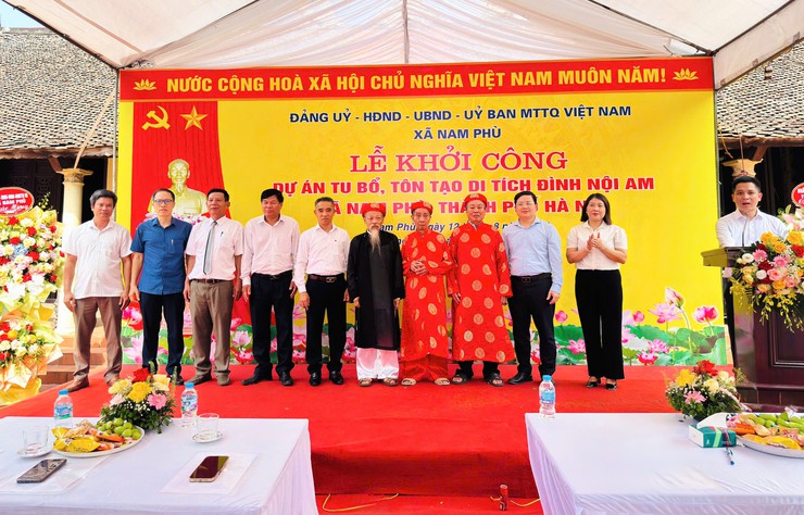 Nam Phù khởi công tu bổ, tôn tạo Đình Nội Am - gìn giữ di sản, bồi đắp giá trị văn hoá cho mai sau - Ảnh 11.