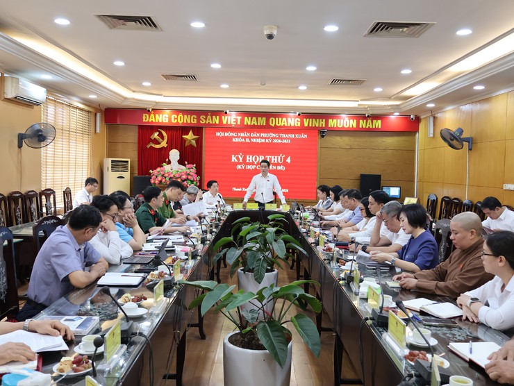 HĐND phường Thanh Xuân tổ chức Kỳ họp thứ 4: Quyết nghị nhiều nội dung quan trọng về đầu tư công - Ảnh 1.