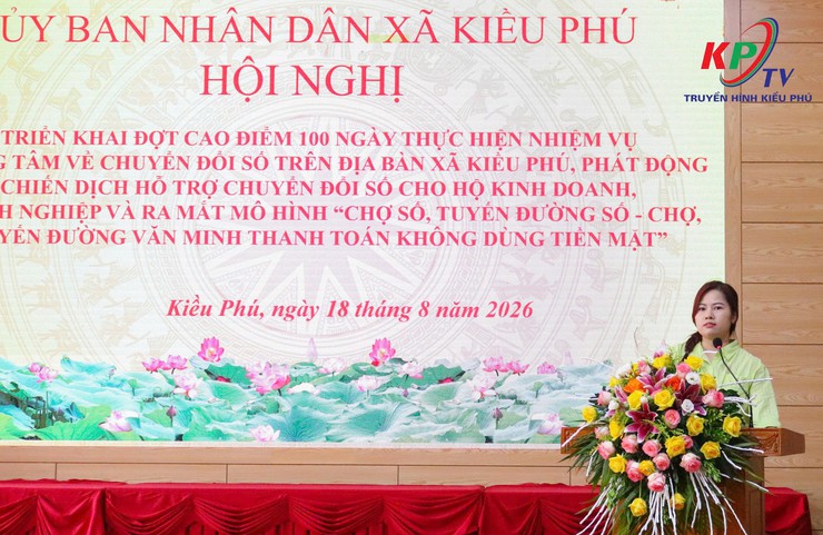 Kiều Ph&uacute; triển khai cao điểm 100 ng&agrave;y chuyển đổi số, ra mắt m&ocirc; h&igrave;nh Chợ số, Tuyến đường số - Ảnh 8.
