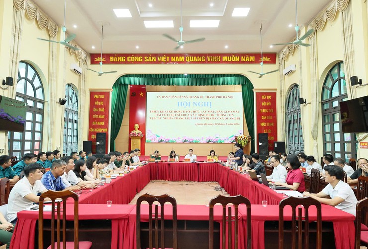 Quảng Bị triển khai kế hoạch lấy mẫu hài cốt liệt sĩ chưa xác định được thông tin - Ảnh 2.