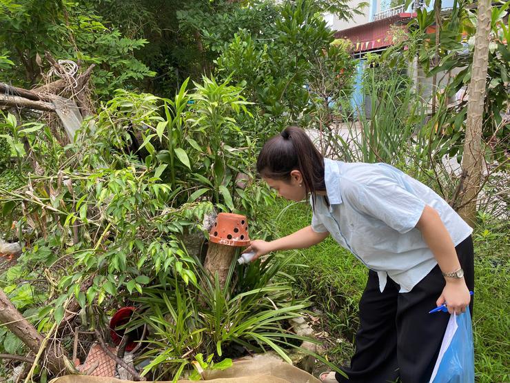 Tập trung xử lý triệt để ổ dịch, vệ sinh môi trường hằng ngày không để dịch sốt xuất huyết lan rộng- Ảnh 6. Tập trung xử lý triệt để ổ dịch, vệ sinh môi trường hằng ngày không để dịch sốt xuất huyết lan rộng- Ảnh 6.