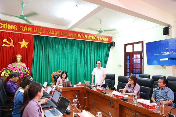 Chi bộ Văn phòng Đảng ủy xã Phú Nghĩa từng bước xây dựng mô hình “Chi bộ số” - Ảnh 6.