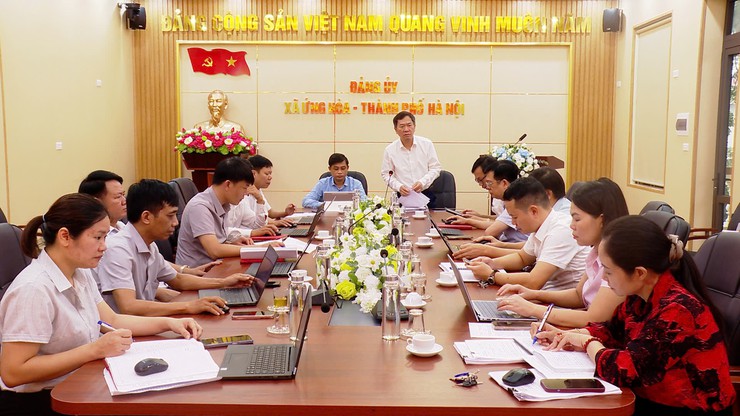 HĐND xã Ứng Hòa đánh giá kết quả hoạt động 9 tháng đầu năm, triển khai nhiệm vụ 3 tháng cuối năm 2026. - Ảnh 1.