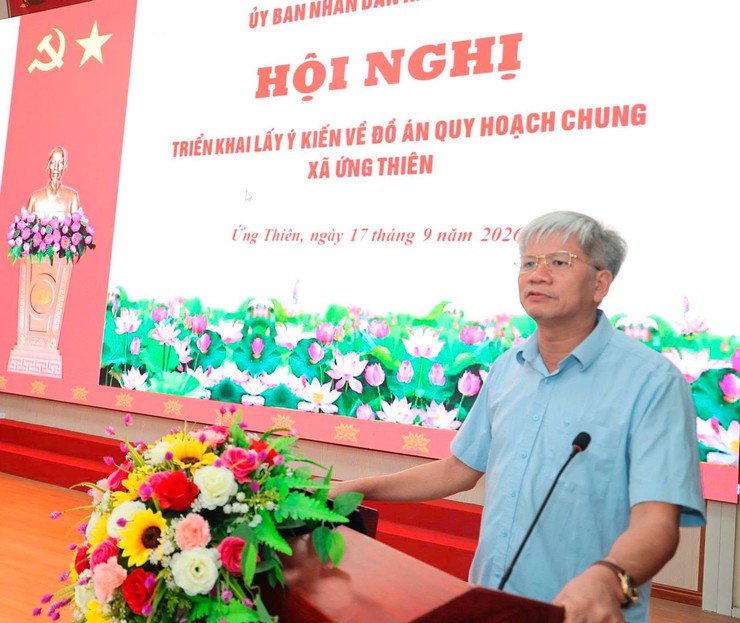Ứng Thiên lấy ý kiến Đồ án Quy hoạch chung đến năm 2030, tầm nhìn đến năm 2045 - Ảnh 2.