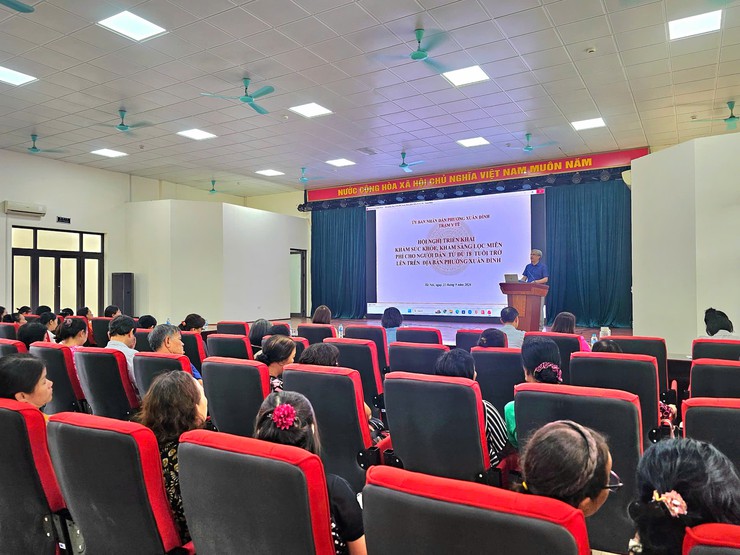 Xuân Đỉnh: triển khai kế hoạch khám sức khỏe miễn phí cho người dân - Ảnh 1.
