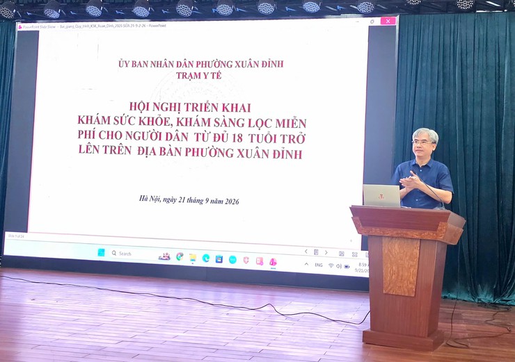 Xuân Đỉnh: triển khai kế hoạch khám sức khỏe miễn phí cho người dân - Ảnh 3.