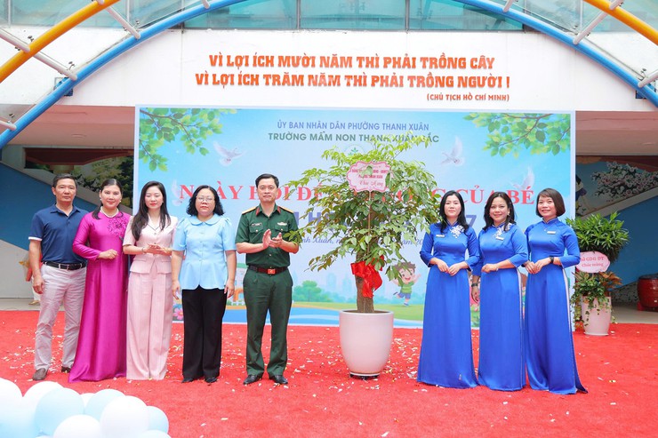 Ngày hội khai trường tại phường Thanh Xuân: Tinh gọn, trọn vẹn và lấy học sinh làm trung tâm - Ảnh 12.