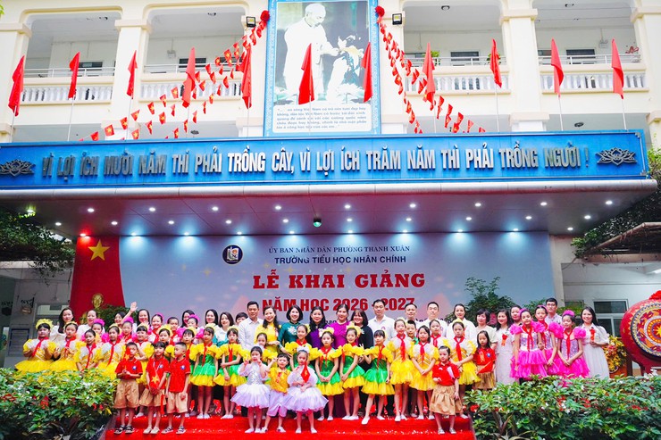 Ngày hội khai trường tại phường Thanh Xuân: Tinh gọn, trọn vẹn và lấy học sinh làm trung tâm - Ảnh 1.