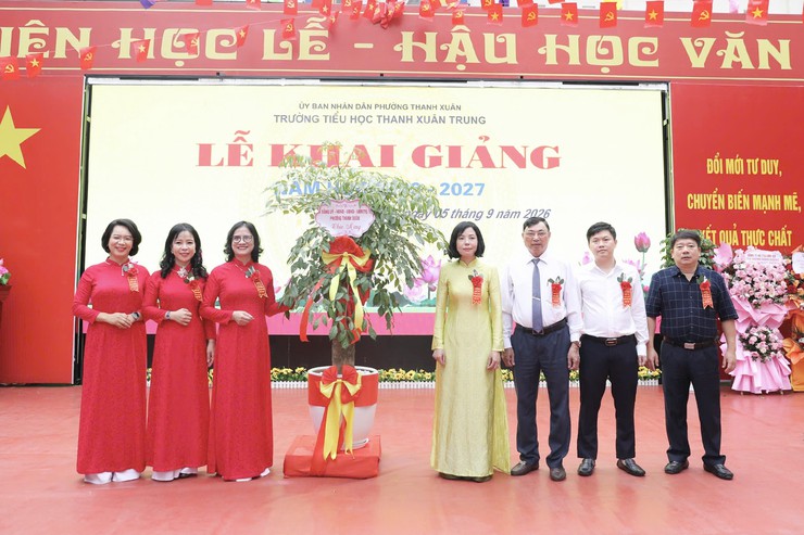 Ngày hội khai trường tại phường Thanh Xuân: Tinh gọn, trọn vẹn và lấy học sinh làm trung tâm - Ảnh 8.