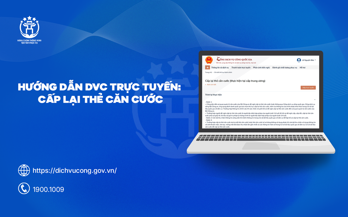 Hướng dẫn người dân thực hiện thủ tục 