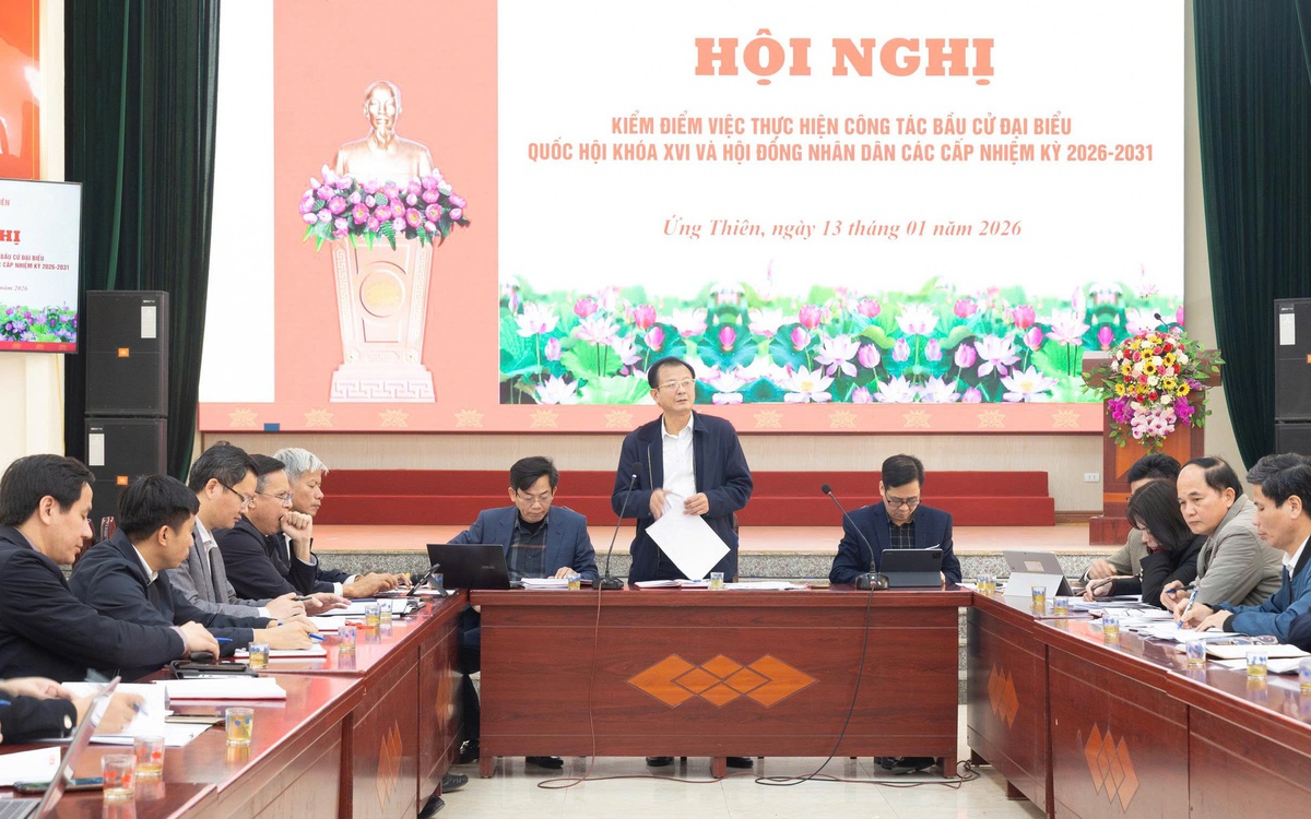 Ban Thường vụ Đảng ủy xã Ứng Thiên triển khai nhiệm vụ công tác bầu cử đại biểu Quốc hội khóa XVI và đại biểu HĐND các cấp, nhiệm kỳ 2026–2031