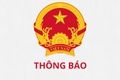 Thông báo treo cờ Tổ quốc