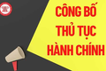 Danh mục thủ tục hành chính đủ điều kiện cung cấp dịch vụ công trực tuyến, tích hợp cung cấp trên Cổng dịch vụ công Quốc gia
