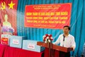 Bàn giao nhà tình nghĩa cho gia đình thương binh Nguyễn Văn Thành ở thôn Gò Sống - xã Suối Hai