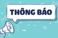 THÔNG BÁO VỀ VIỆC TẠM DỪNG TIẾP NHẬN NHU YẾU PHẨM
