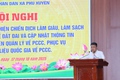 Giao ban tiến độ thực hiện chiến dịch làm giàu, làm sạch dữ liệu Quốc gia về đất đai và cập nhật thông tin cơ sở thuộc diện quản lý về PCCC