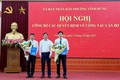 UBND phường Vĩnh Hưng tổ chức Hội nghị công bố các quyết định về công tác cán bộ