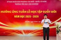 PHƯỜNG VĂN MIẾU – QUỐC TỬ GIÁM HƯỞNG ỨNG TUẦN LỄ HỌC TẬP SUỐT ĐỜI NĂM 2025